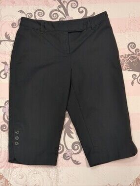 Rafaella Black Bermuda Dress Shorts